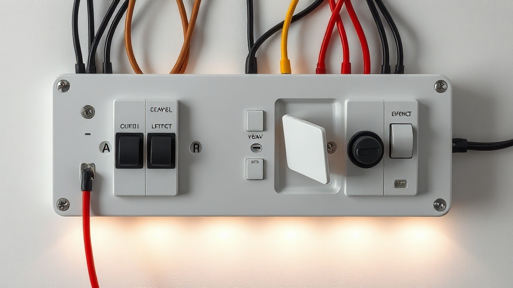 Electricista cerrando el tablero eléctrico tras completar una reparación de urgencia