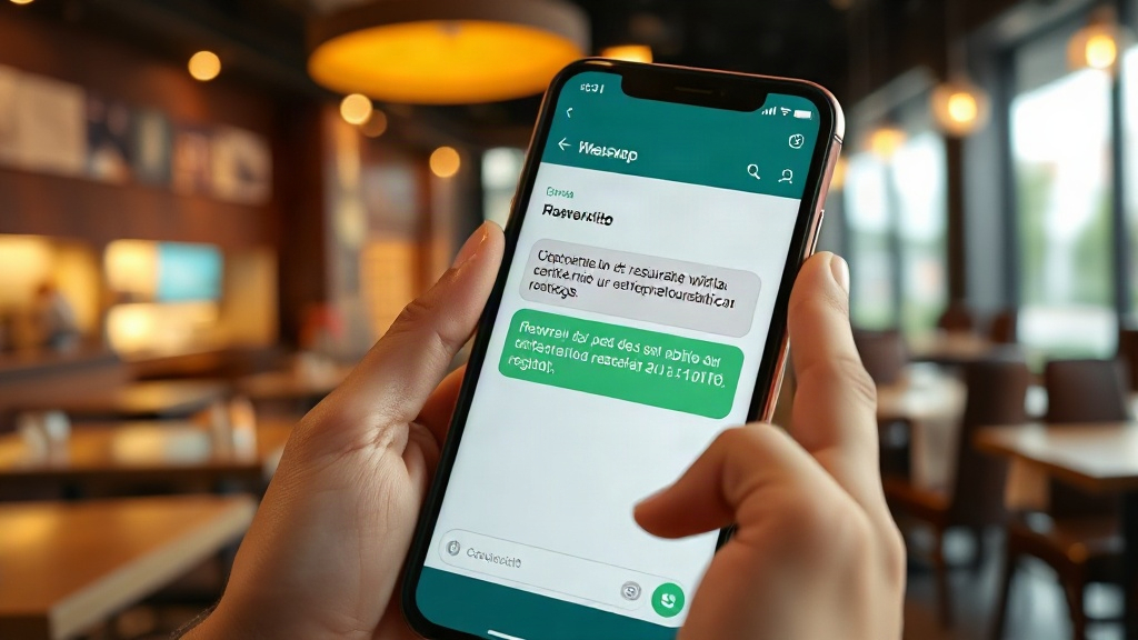 Restaurante moderno gestionando reservas sin depender de plataformas con comisión